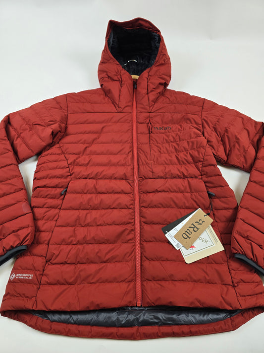 Rab Microlight Windstopper Hoody Tuscan Red Heren Large