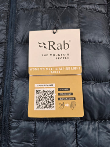 Rab Mythic Alpine Light Jacket Wmns Orion Blue Dames 10