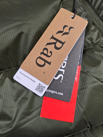 Rab Neutrino Pro Hoody Olive Heren Large