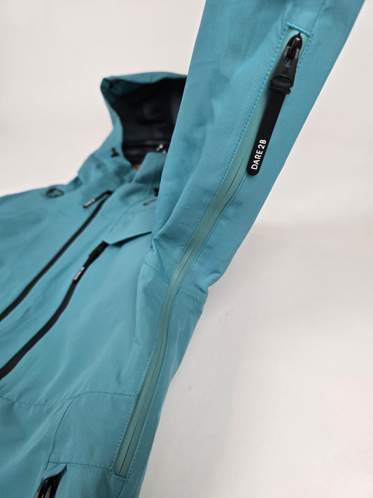 Dare2B 3L Waterproof Shell Jacket Teal Heren M