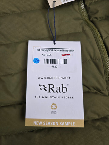Rab Microlight Windstopper Hoody Oak M
