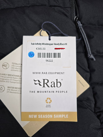 Rab Infinity Windstopper Hoody Black M