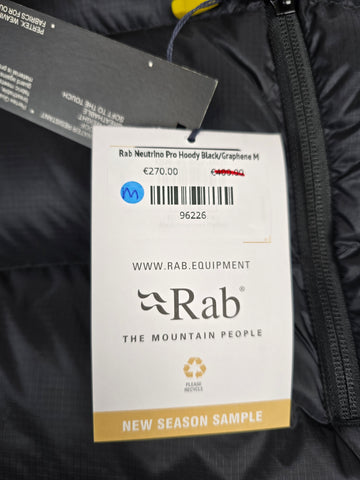 Rab Neutrino Pro Hoody Black/Graphene M