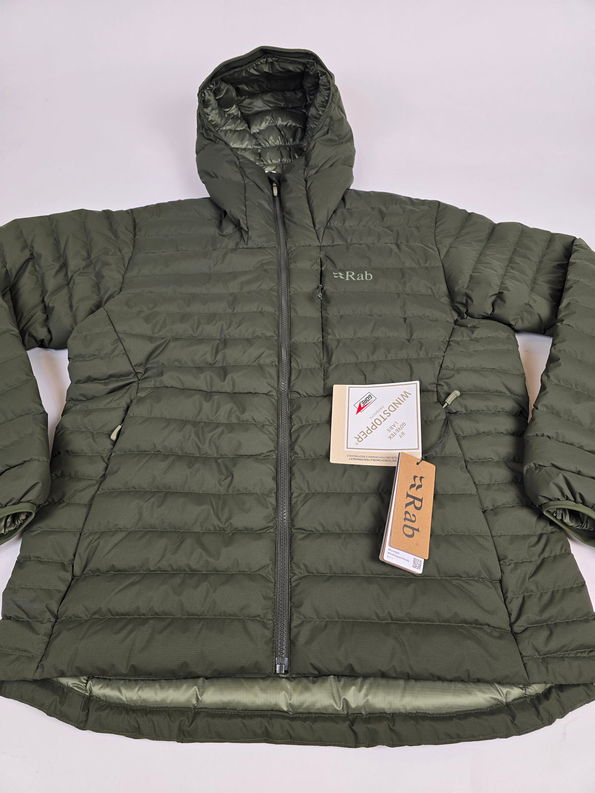Rab Microlight Windstopper Hoody Army L