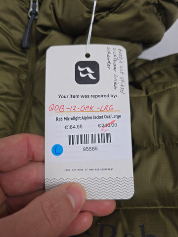 Rab Microlight Alpine Jacket Oak Large