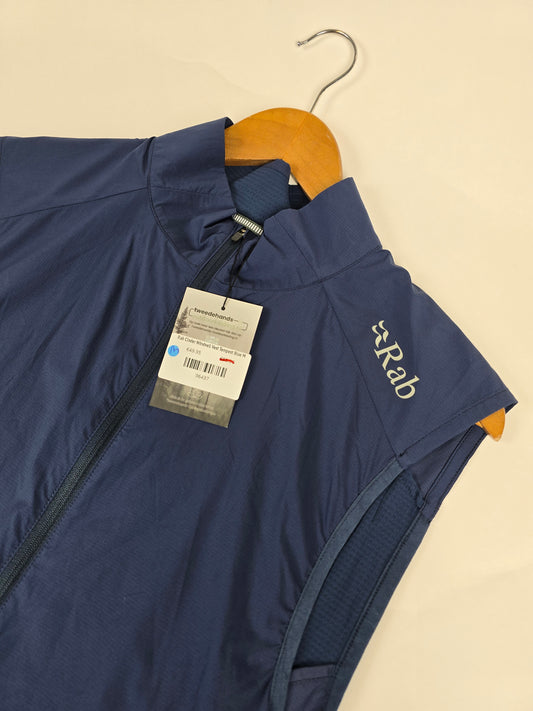 Rab Cindercrino Zip Tee Orion Blue M