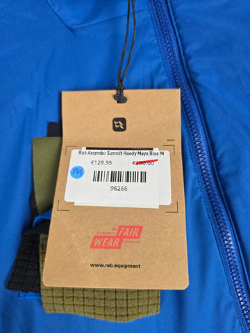 Rab Ascendor Summit Hoody Maya Blue M