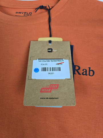 Rab Crimp Esker Tee Dark Melba M