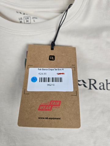 Rab Stance Cirque Tee Ecru M