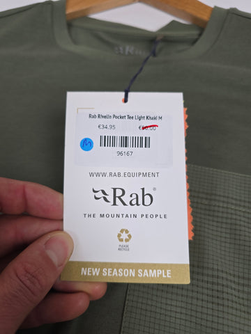 Rab Rivelin Pocket Tee Light Khaki M