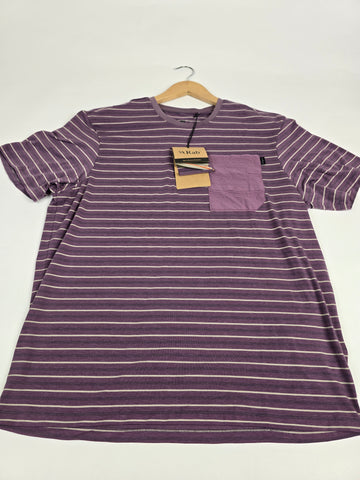 Rab Rivelin Stripe Pocket Tee Iris Stripe M