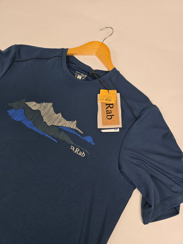 Rab Force Aspect Tee Tempest Blue M
