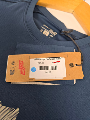 Rab Force Aspect Tee Tempest Blue M