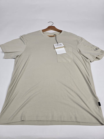 Rab Rivelin Pocket Tee Pebble M