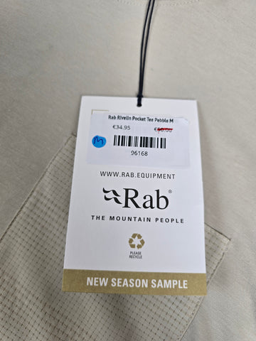 Rab Rivelin Pocket Tee Pebble M