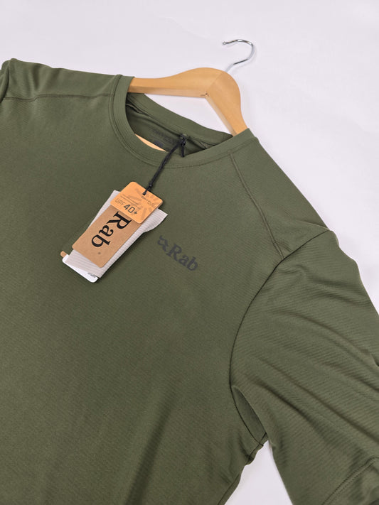Rab Force Stamp Tee Olive M