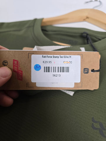 Rab Force Stamp Tee Olive M