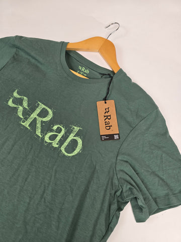 Rab Stance Tech Sketch Tee Sage M