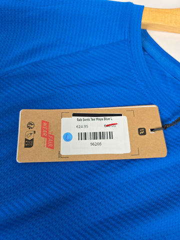 Rab Sonic Tee Maya Blue L