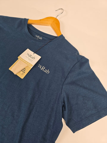 Rab Stance Mountain Peak Tee Tempest Blue L
