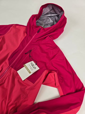 Rab Cinder Kinetic Jacket Wmns Hibiscus/Watermelon 12