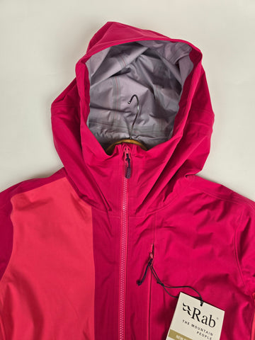 Rab Cinder Kinetic Jacket Wmns Hibiscus/Watermelon 12