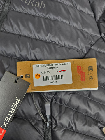 Rab Microlight Alpine Jacket Wmns Black (Graphene) 12