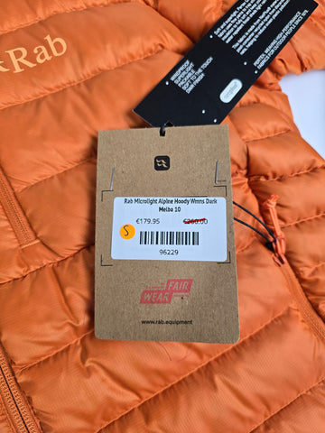 Rab Microlight Alpine Hoody Wmns Dark Melba 10