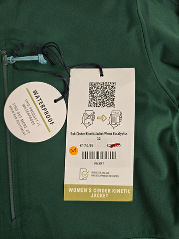 Rab Cinder Kinetic Jacket Wmns Eucalyptus 12