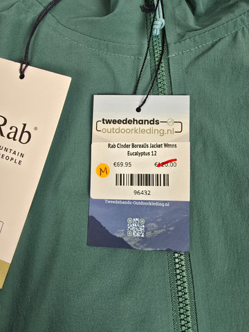 Rab Cinder Borealis Jacket Wmns Eucalyptus 12