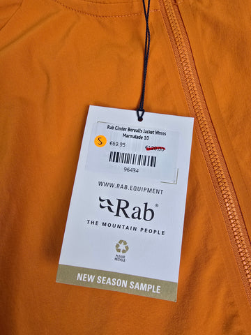 Rab Cinder Borealis Jacket Wmns Marmalade 10