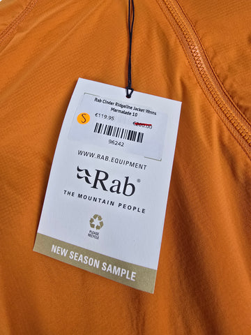 Rab Cinder Ridgeline Jacket Wmns Marmalade 10
