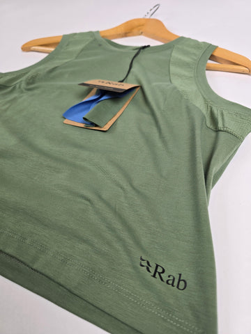 Rab Rivelin Crop Tank Wmns Dark Fig Green 10