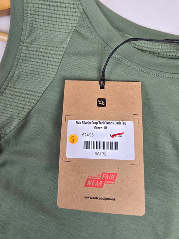 Rab Rivelin Crop Tank Wmns Dark Fig Green 10