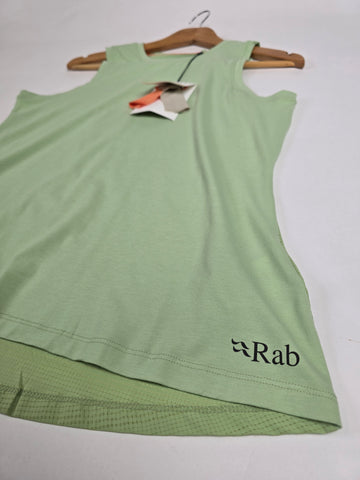 Rab Rivelin Tank Wmns Fig Green 10