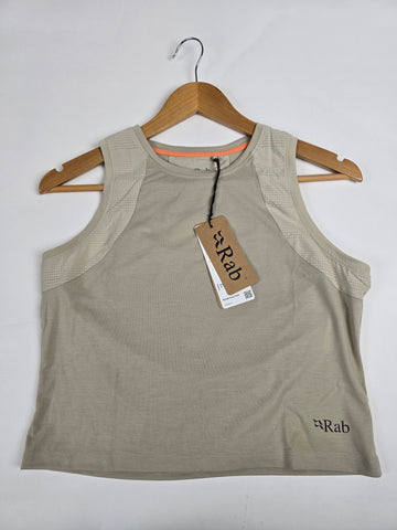 Rab Rivelin Crop Tank Wmns Pebble 10
