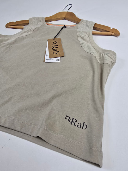 Rab Rivelin Crop Tank Wmns Pebble 10