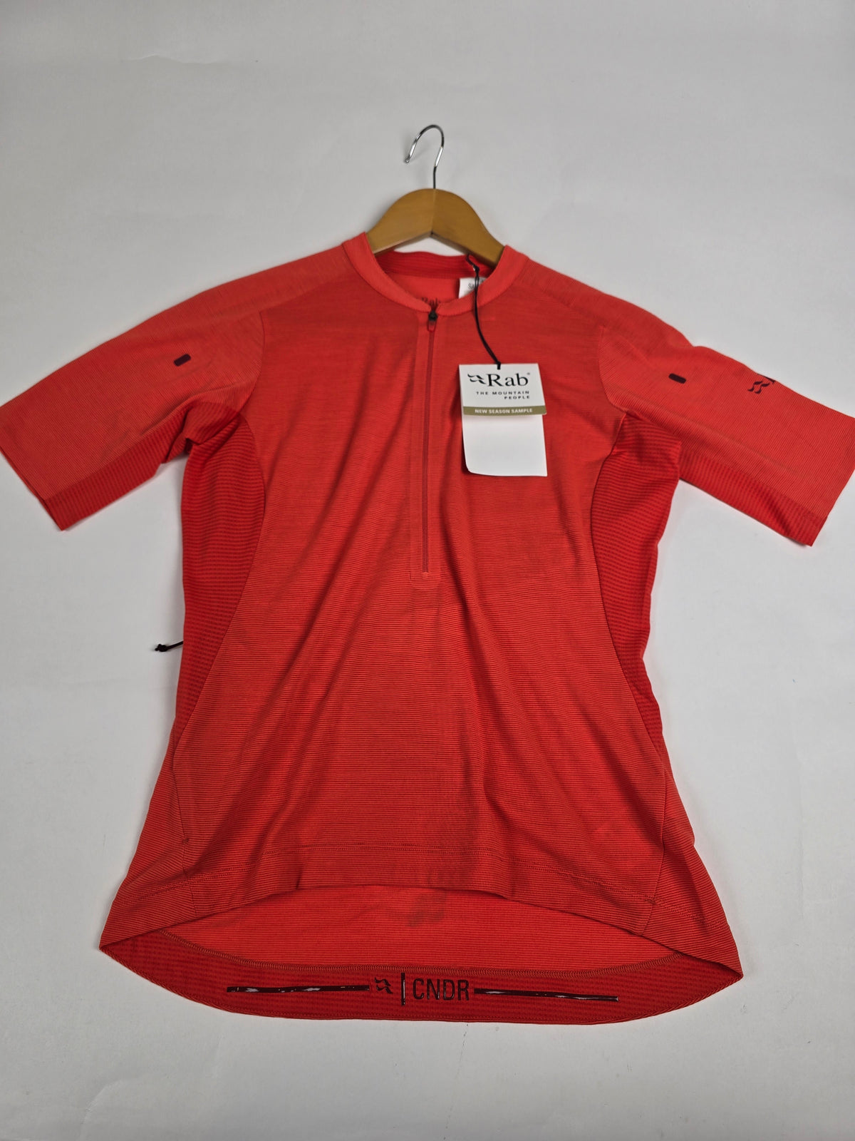 Rab Cindercrino Zip Tee Wmns Red Grapefruit 10