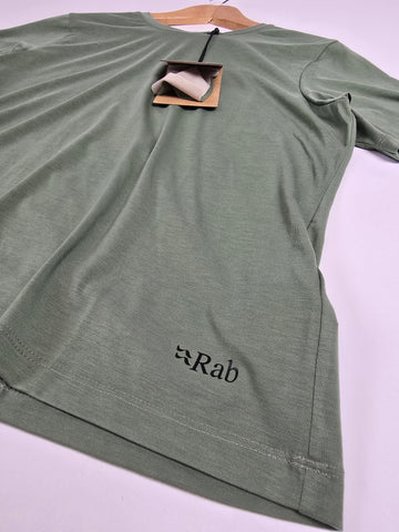 Rab Rivelin Tee Wmns Dark Fig Green 10