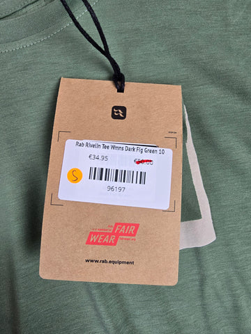 Rab Rivelin Tee Wmns Dark Fig Green 10