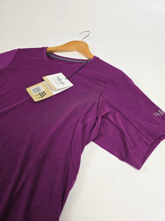 Rab Cinder Crimp Tee Wmns Plum 12