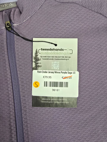 Rab Cinder Jersey Wmns Purple Sage 10