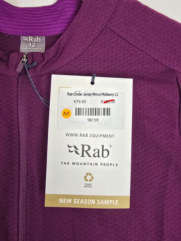 Rab Cinder Jersey Wmns Mulberry 12