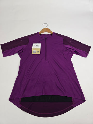 Rab Cinder Tract Jersey Wmns Mulberry/Plum 12