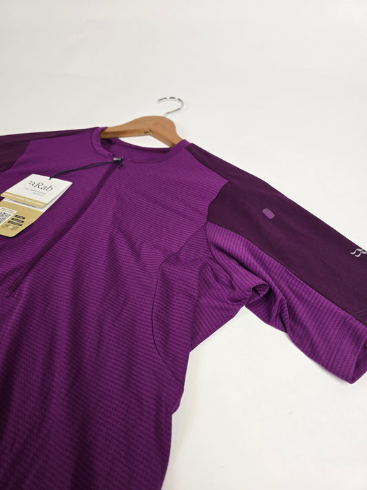 Rab Cinder Tract Jersey Wmns Mulberry/Plum 12