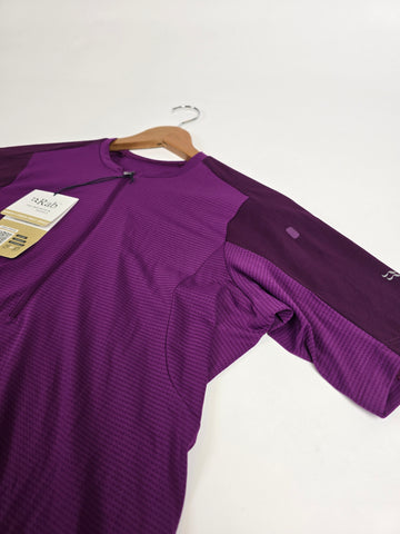 Rab Cinder Tract Jersey Wmns Mulberry/Plum 12