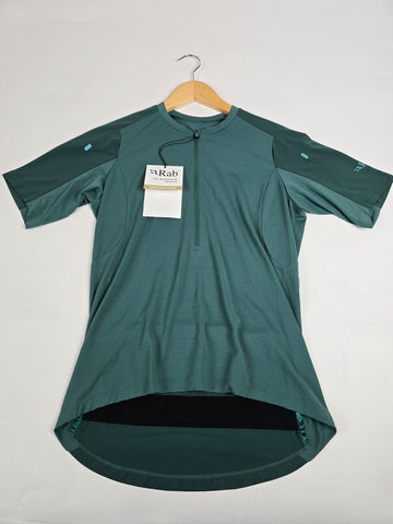 Rab Cinder Tract Jersey Wmns Green Slate/Eucalyptus 10