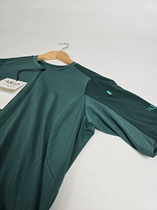 Rab Cinder Tract Jersey Wmns Green Slate/Eucalyptus 10