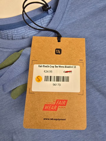 Rab Rivelin Crop Tee Wmns Bluebird 10