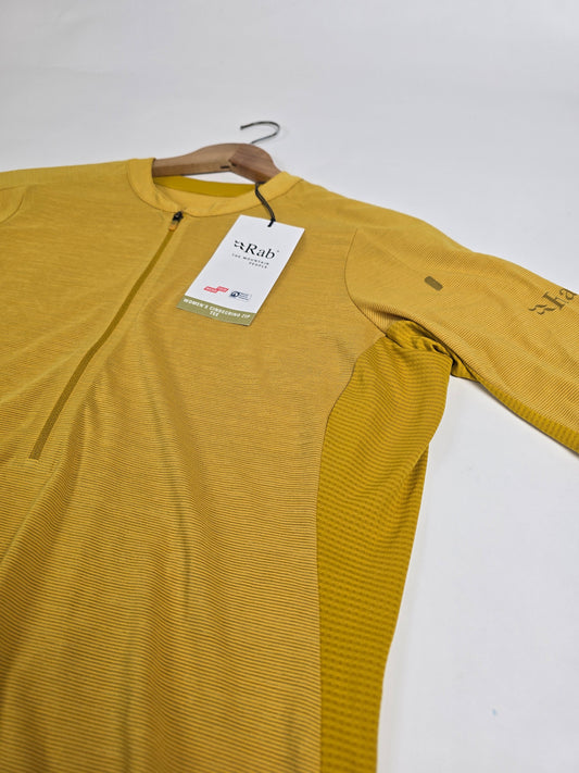 Rab Cindercrino Zip Tee Wmns Sahara 12